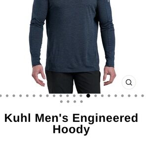 Kuhl Men's Dark Blue Engineered Hoodie